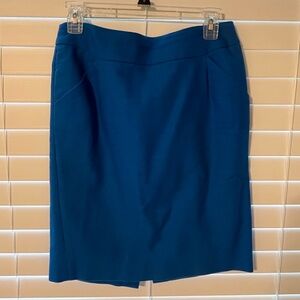 J.Crew Vibrant Blue Pencil Skirt size 4